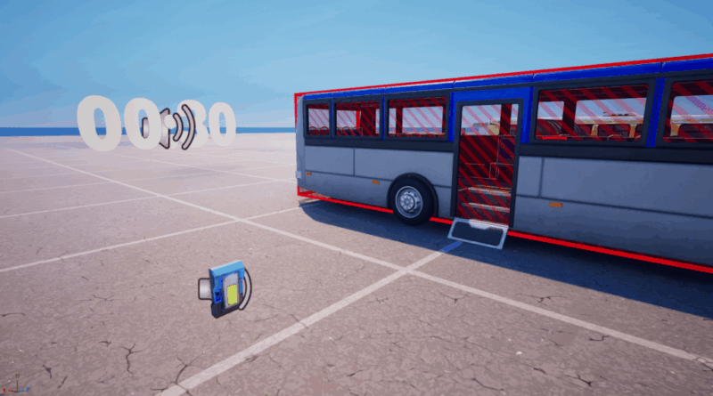 bus button timer barrier